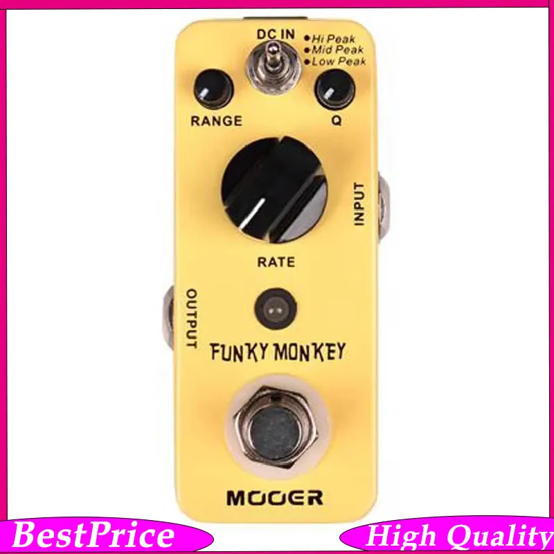 

MOOER Funky Monkey Guitar Effect Pedal Auto Wah 3 Modes Hi Mid Low Peak Pedal True Bypass Full Metal Shell Guitar Accessories