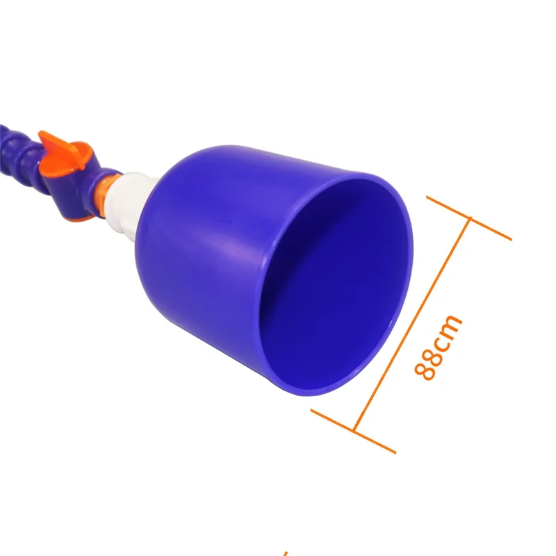 قمع نقل قابل للانحناء متعدد الأغراض مقاس 25.6 بوصة من ABFI مع مفتاح لجميع زيوت السيارات وزيت النقل #6