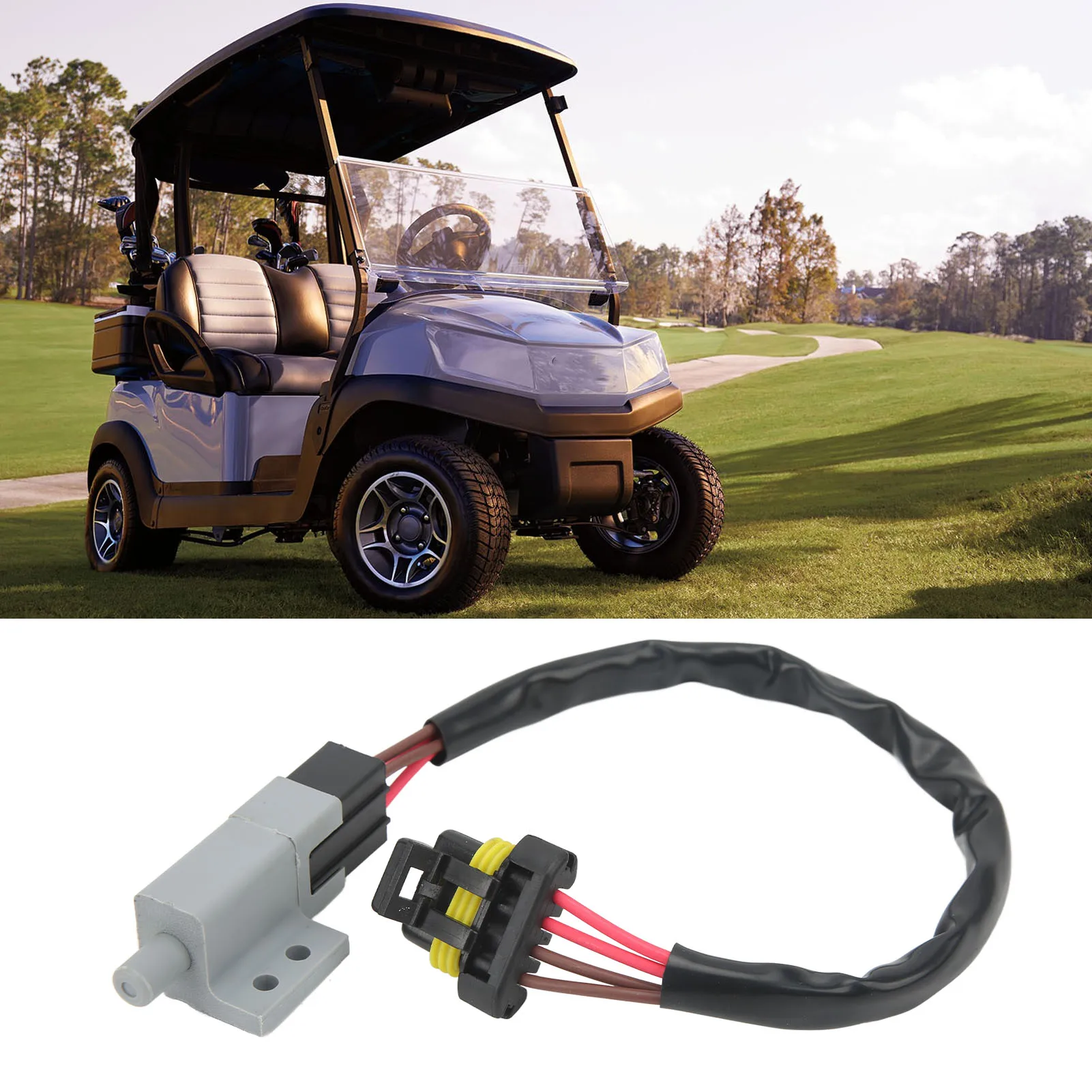 

Club Car Brake Accelerator Pedal Switch Assembly 607605 Replacement for EZGO RXV Gas Electric 2008‑Up