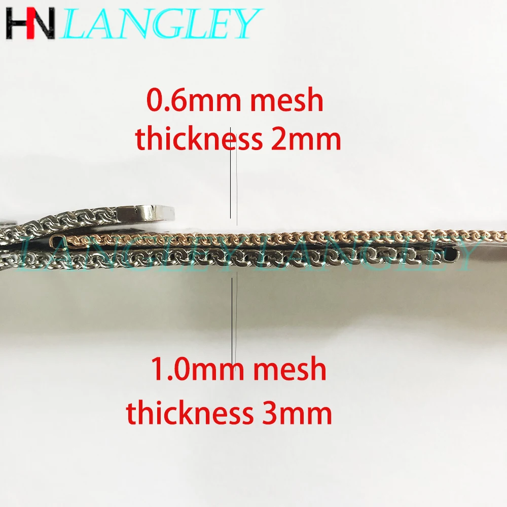 1.0mm Milanese Coarse mesh Stainless Steel Watch Band 3mm Thickness Heavy Wriststrap 18 20 22 24 mm Width Watch Bands with Tool