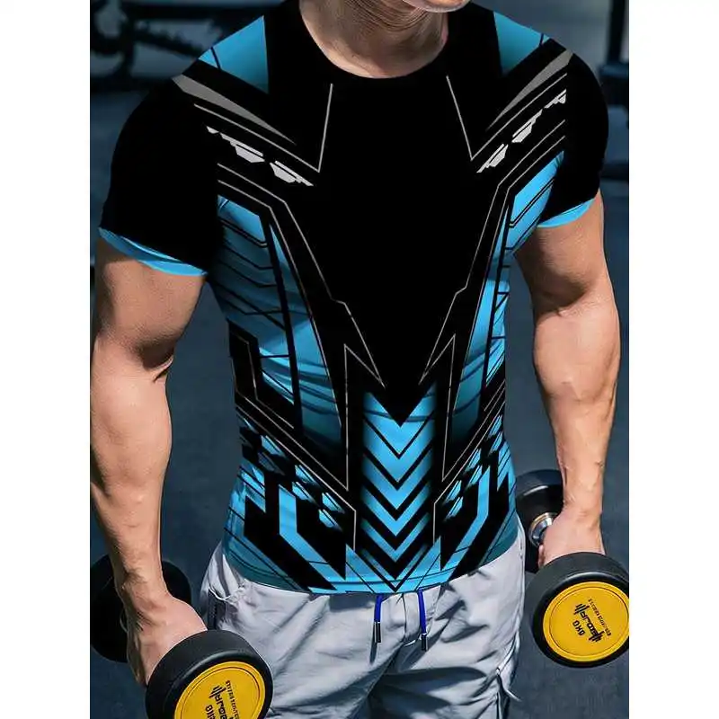 Cyber Angular Mecha Texture Color Block Design Hardcore Man Cut Fitness Street Outfits Strong Visual Impact Trendy Men's Techwea