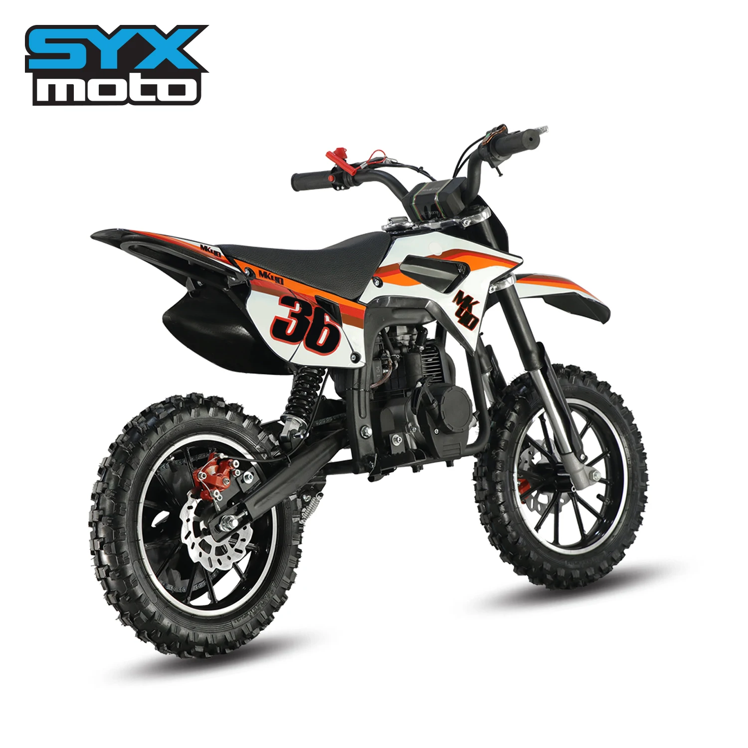 SYX MOTO 40cc Dirt Bike for Kids 4-Stroke Gas Powered Mini Pit Bike Off Road Motorcycle Gift for Children Motorcycle Dirt Bike