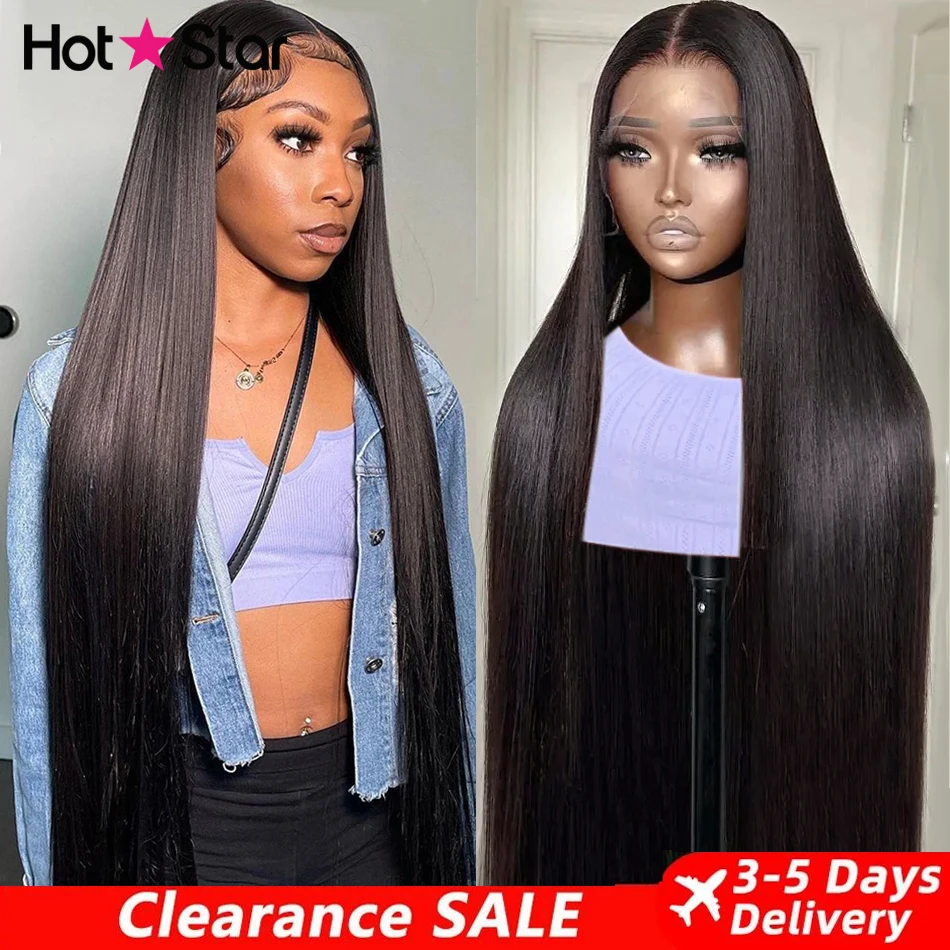 HD Transparent Lace Frontal Human Hair Wigs 13X6 13x4 Lace Front Human Hair Wigs Straight Pre Plucked HD Lace Wigs For Women