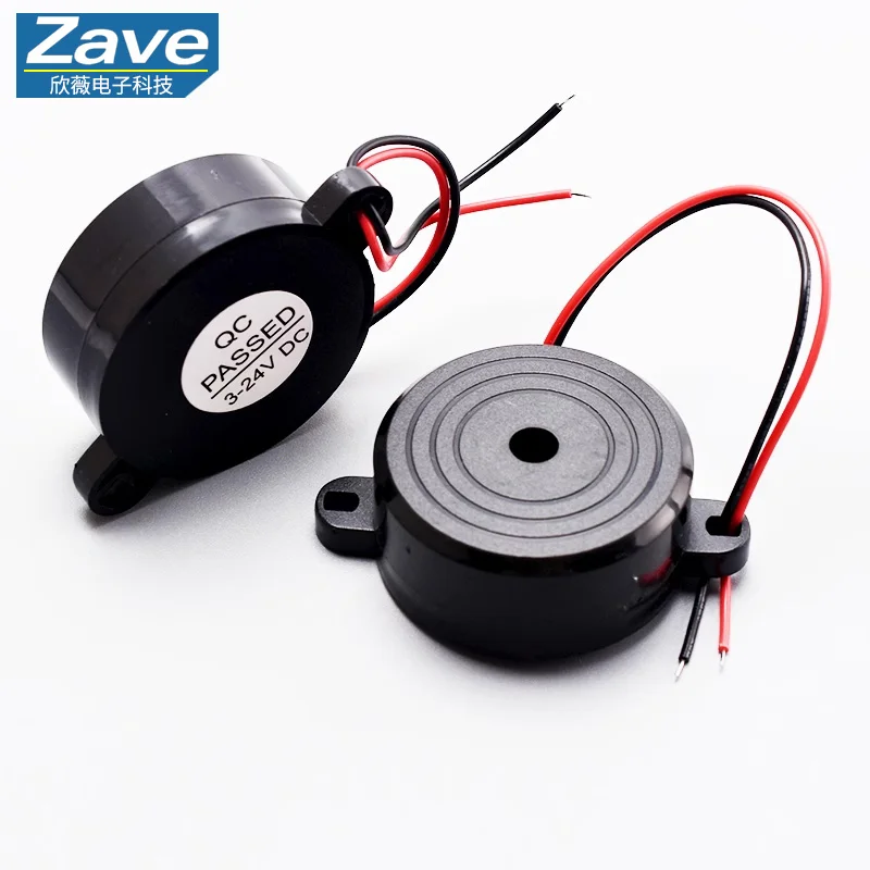4218 Active Piezoelectric Alarm Buzzer (42*18MM), High Decibel Alarm Buzzer, DC 3-24V