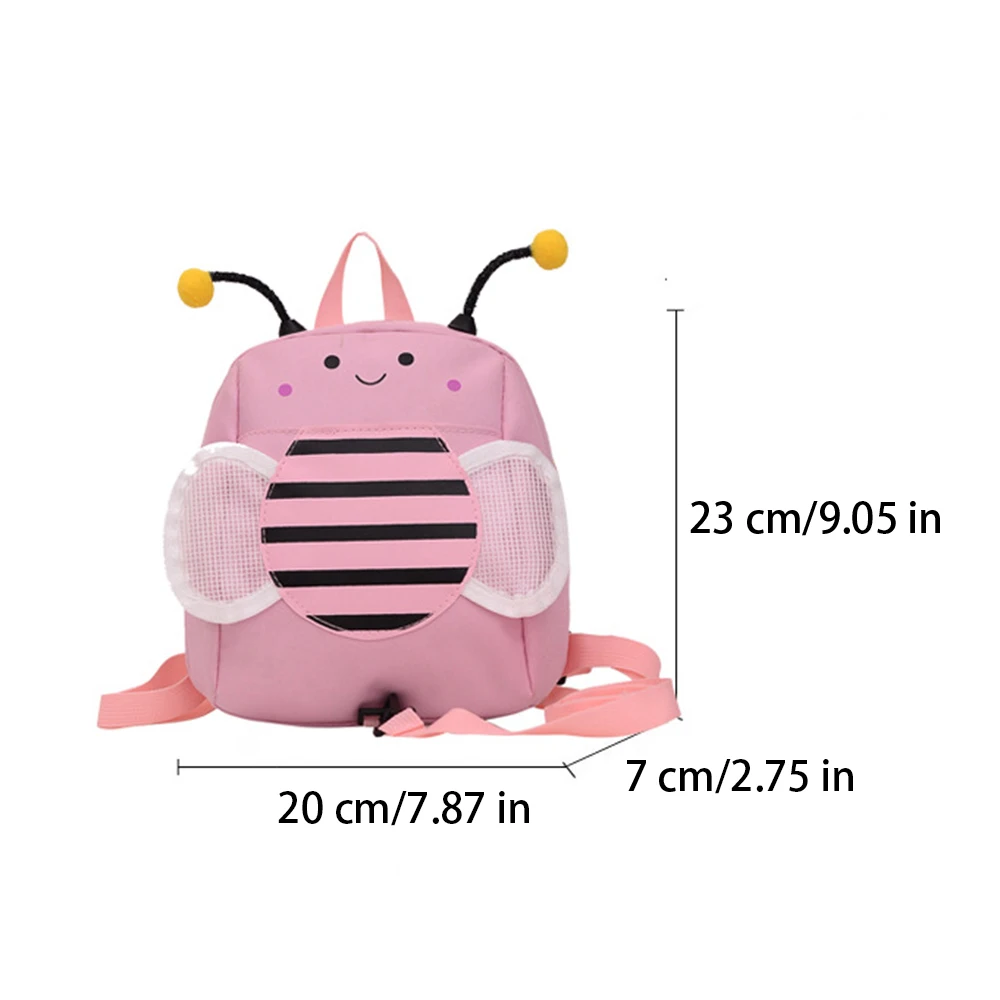 SYZM-mochila bonita con forma de abeja para niños, morral llamativo de dibujos animados para bebés, bolsos para niños y niñas, mochila escolar para guardería