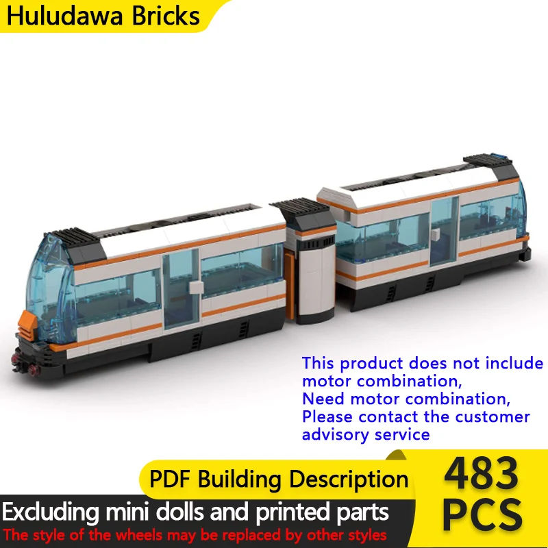 

Конструктор City Car Model MOC: Современный Монорельсовый Транспорт (Шасси V1), Модульная Технология, Подарки для Детей, Игрушки для Сборки