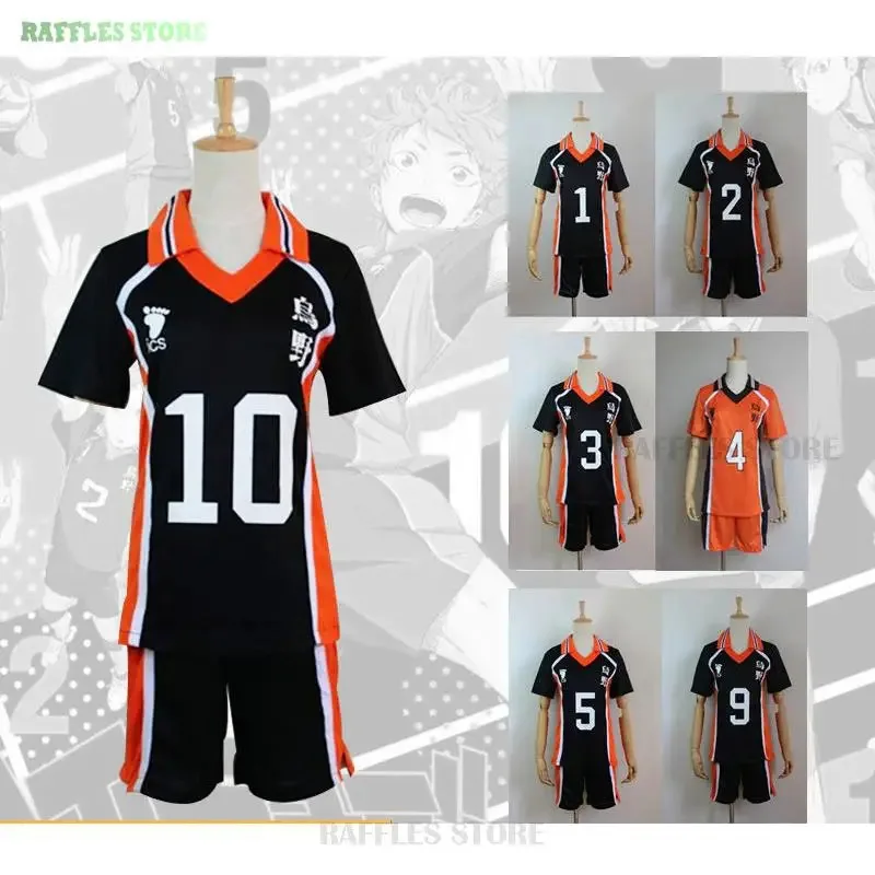 Anime Cosplay Kostuum Karasuno Schooluniform Volleybal Team Kostuum Hinata Shouyou Sportkleding Jerseys Shorts