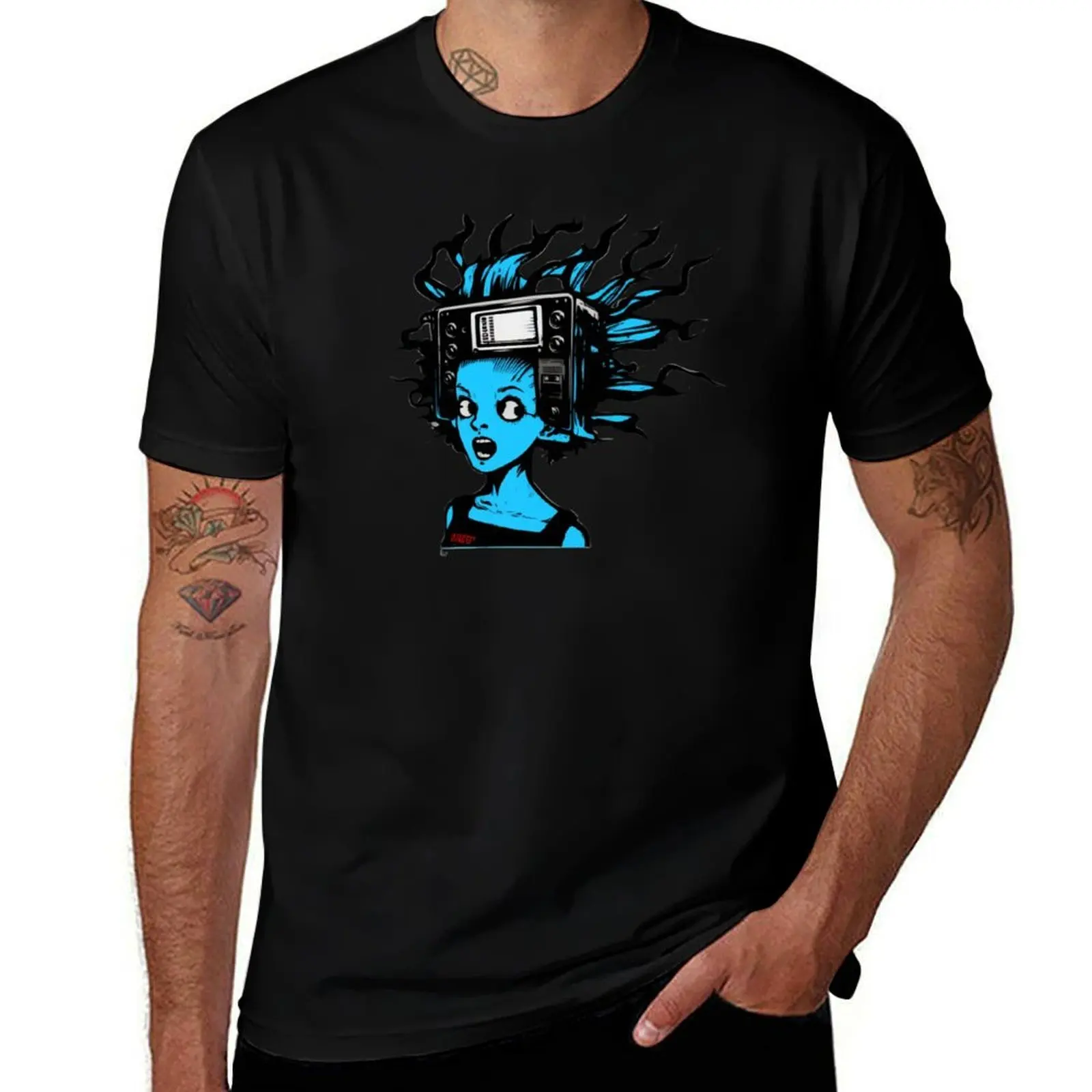 

Radiohead t-shirts T-Shirt aesthetic clothes summer top vintage clothes blue lock mens designer clothes