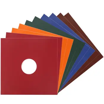 Record album sleeves album protective covers vinyl record jackets for Lps record cardboard with center hole 12 inch protection