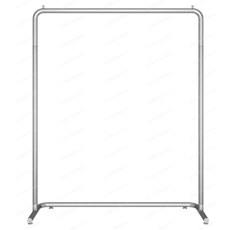 

Clothing store stainless steel U-shaped floor-to-ceiling display rack Women's clothing store clothes decoration hanger