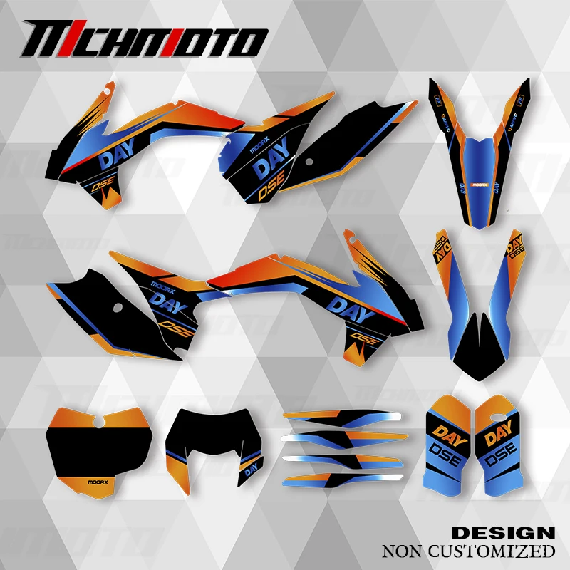 

MCHMFG для KTM 2014-2015 EXC 2016 SXF 2013-2014 SXF 2015 EXC графические наклейки наклейки мотоцикл фон на заказ