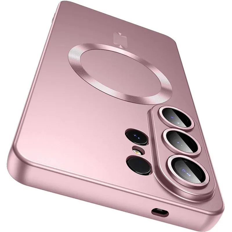 Luxuriöse Magnetische Kabellose Ladehülle für Samsung Galaxy S26 S25 S24 S23 S 26 25 Ultra Plus Hüllen Stoßfeste Weiche Handyhülle – Detail 3