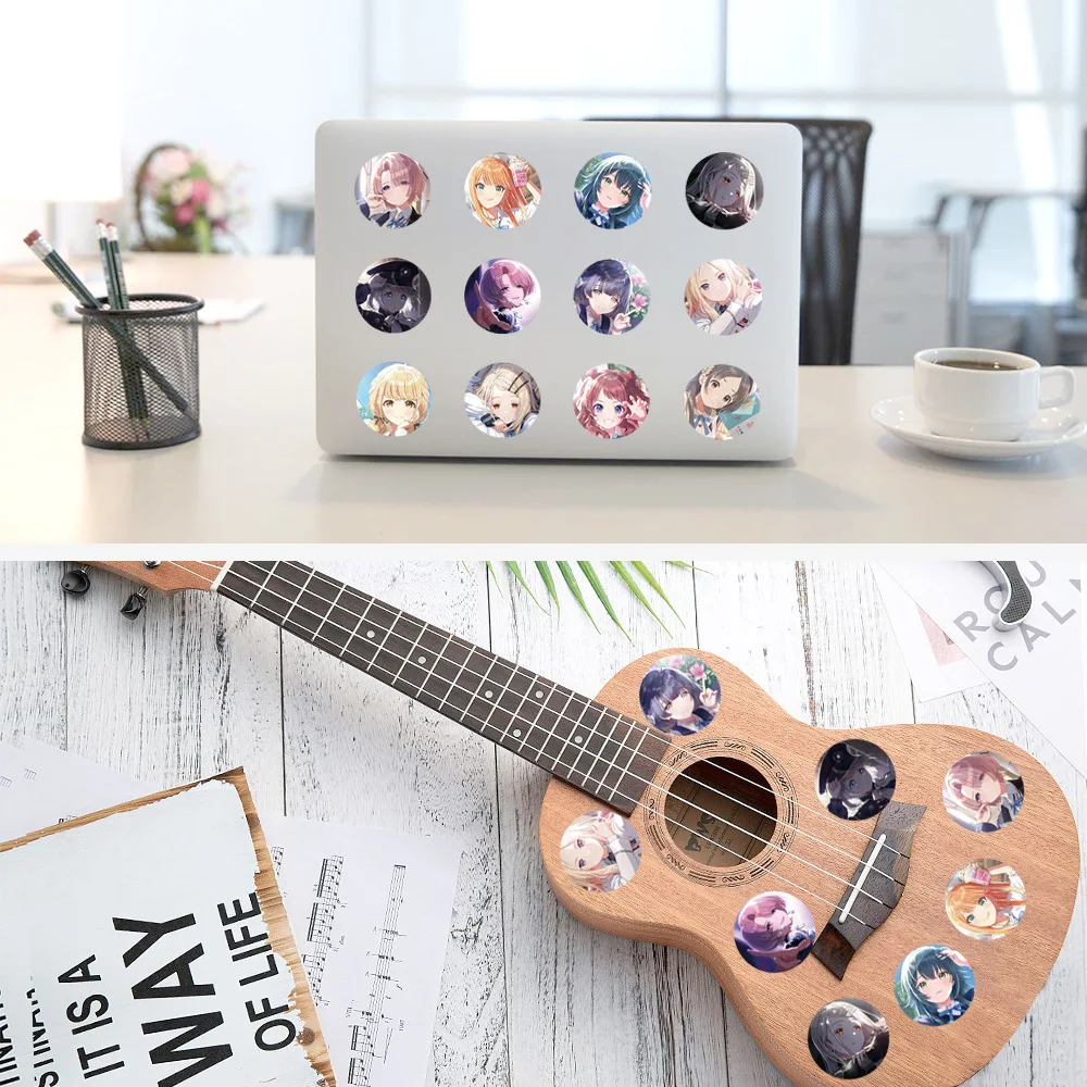 500 stks 14 soorten Loops voor School Idol Master Roll Stickers Mobiele Telefoon Case Water Cup Notebook Stickers Groothandel