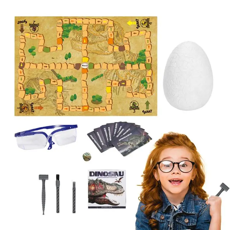 Dino Eggs Dig Kit Creative Dinosaur Eggs Excavation Dinosaur Eggs Excavation Interactive Educational Toys Discover Egg Toys