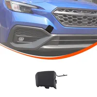 Para Subaru WRX 2022 + accesorios de modificación de apariencia de coche cubierta de remolque delantera y trasera ABS negro