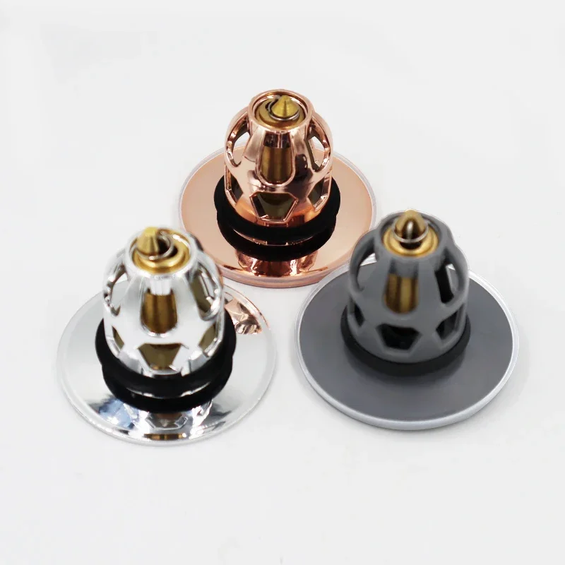 Universal Copper Pop-Up Bounce Core Basin Drain Rose Gold Filter Hair Catcher Deodorant Bath Stopper Kitchen Bathroom Tool