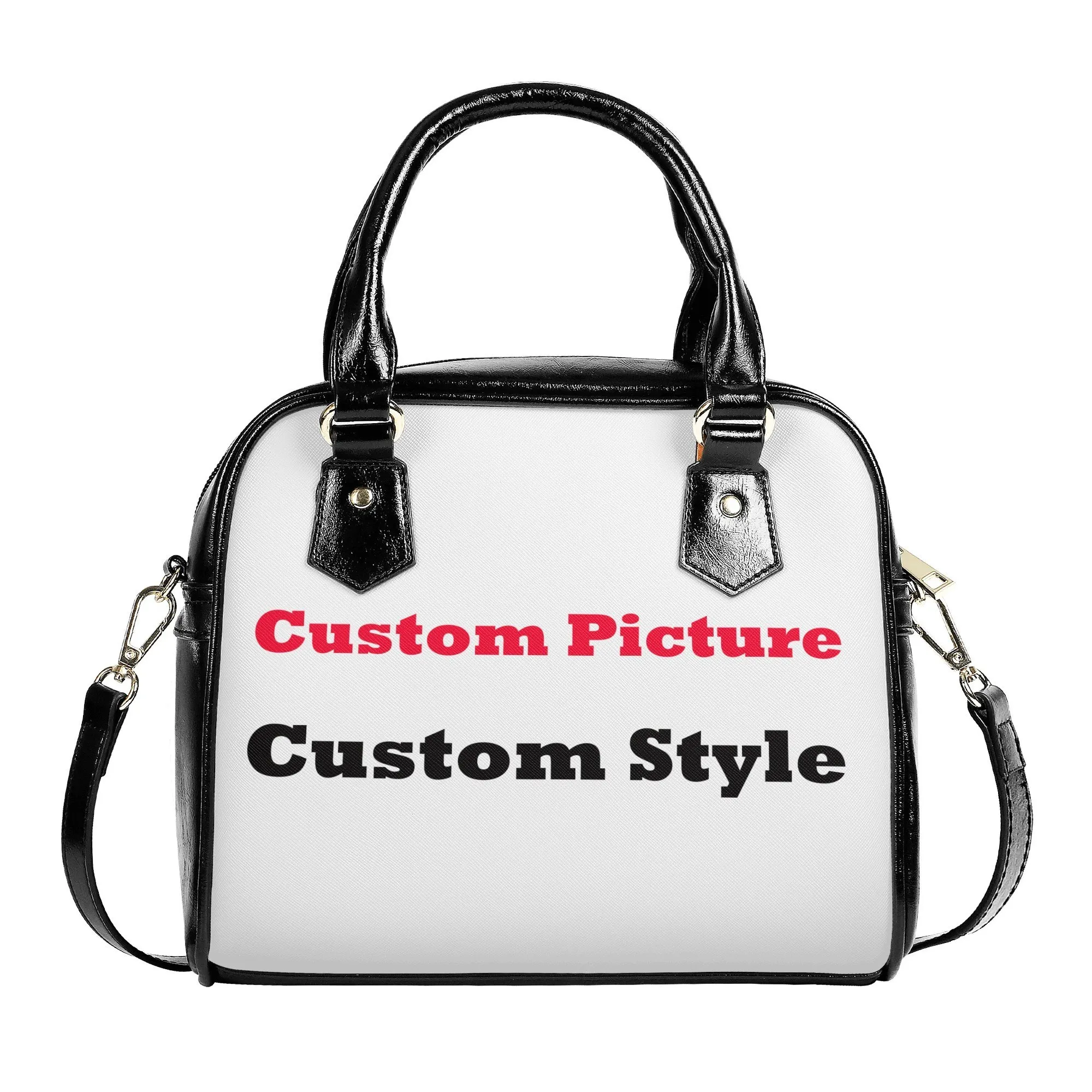 

Женские сумки по индивидуальному заказу, уличная мода, сумки через плечо из искусственной кожи, персонализированный текстовый логотип, фотоузор, праздничные подарки на день рождения