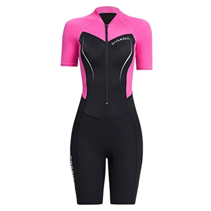 

Adult 1.5mm Shorty Wetsuit for snorkeling swimming surfing canoeing neoprene black lightweight flexible quick-dry
