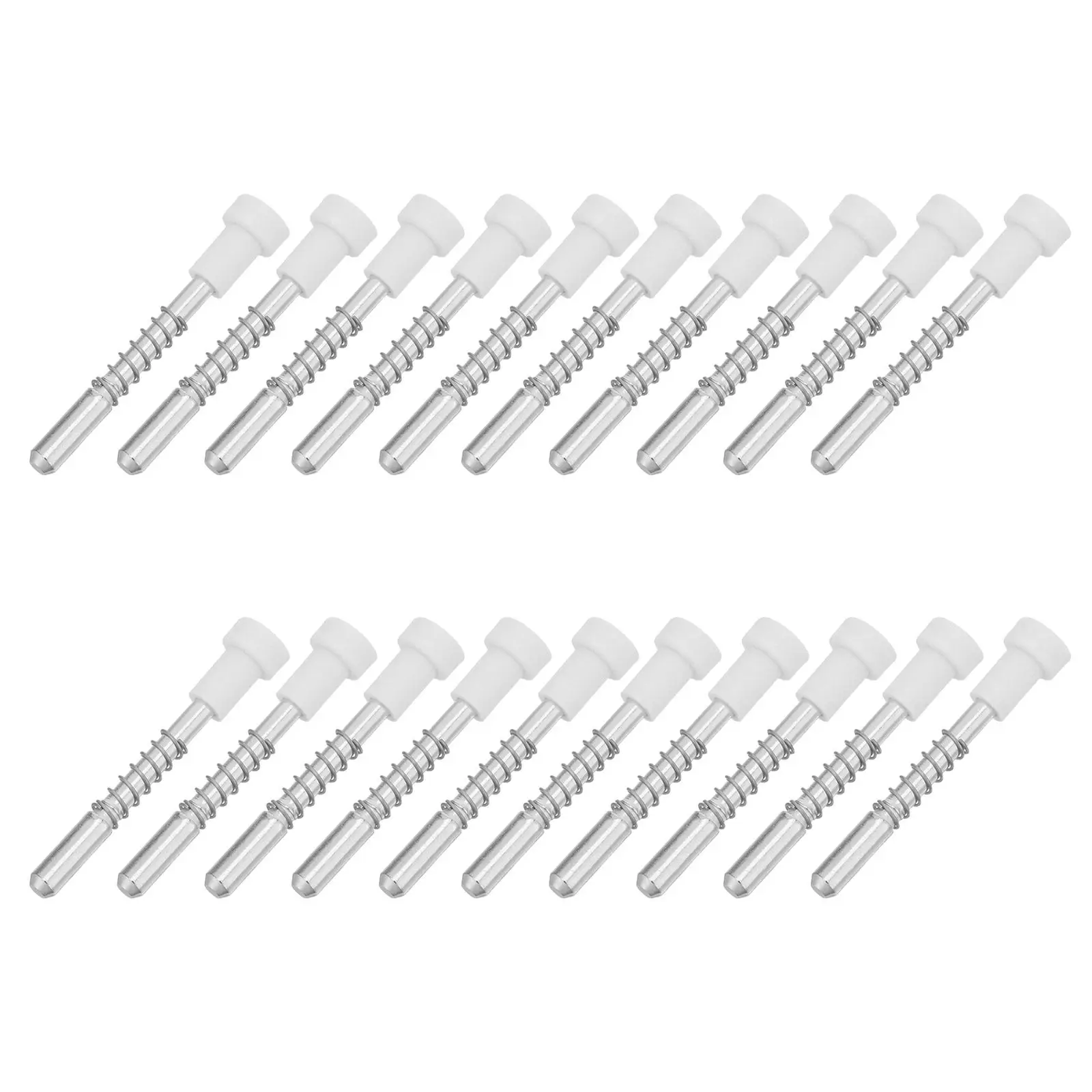 20Pcs Window Screen Plunger Pins Metal Spring Latch Rods Secure Fix Screen Parts Gate Door Replacement Hardware
