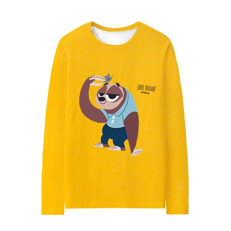 إطلاق منتج جديد لعام 2016، شخصية الرسوم المتحركة "Lightning Sloth"، شخصيات الرسوم المتحركة سريعة وبطيئة، أكمام طويلة عصرية للزوجين