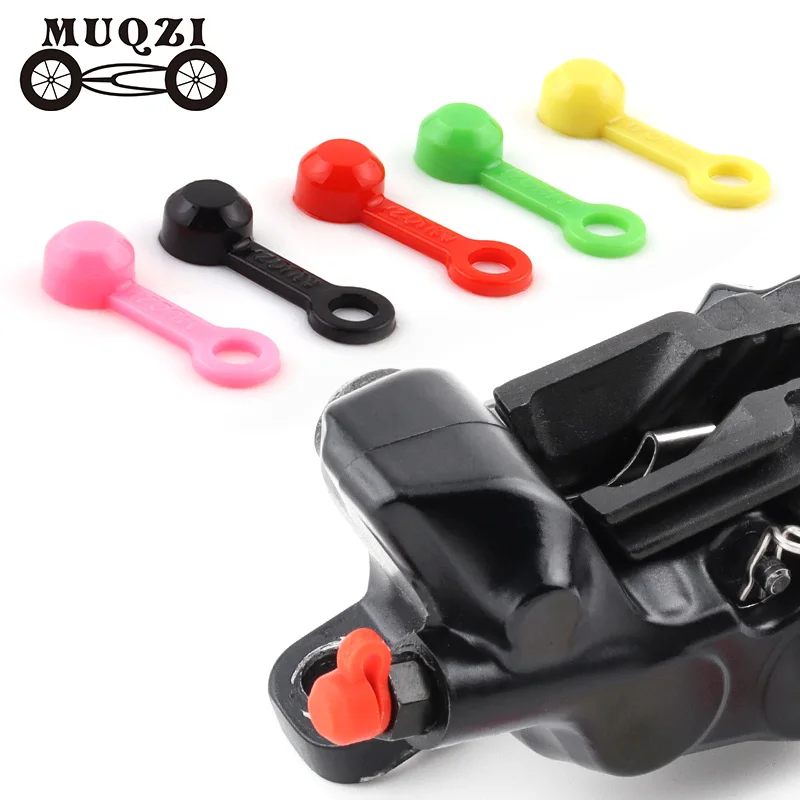 MUQZI 10/30/50pcs Bike Brake Bleeder Rubber Cap Hydraulic Brake Caliper Nipple Dust Cover Bicycle Disc Brake Fitting Cap