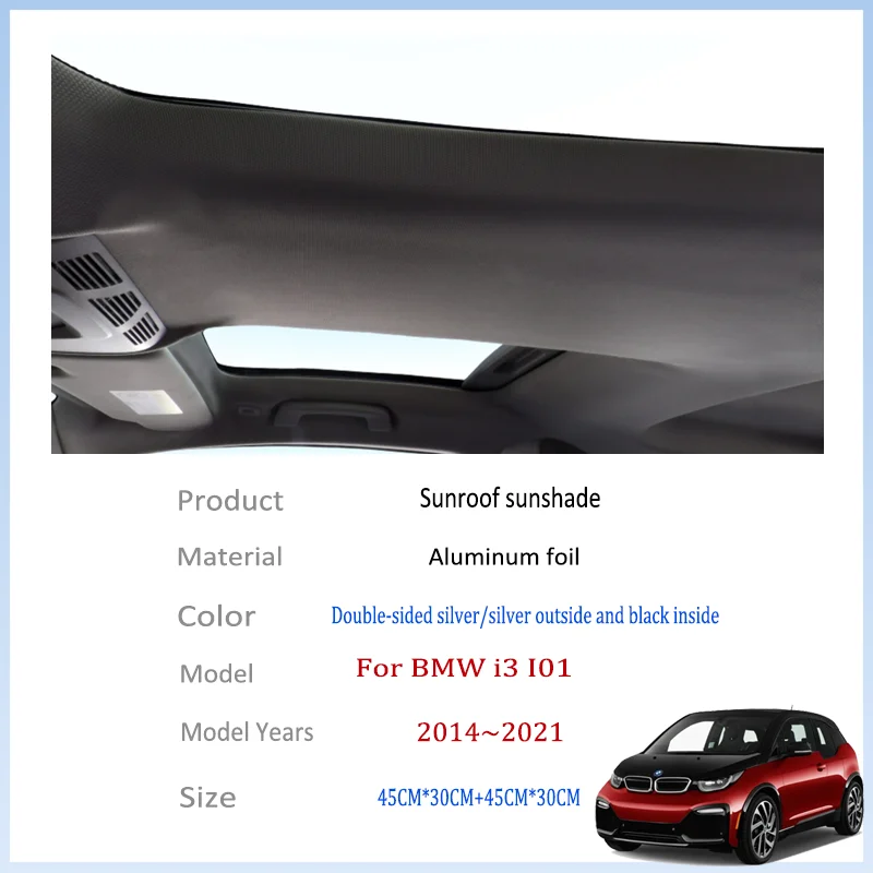 For BMW i3 I01 2014~2021 2016 2018 2020 MK Auto Sunroof Sunshade Car Sun Shades CoverProtector Anti-UV Heat Isolate Accessories