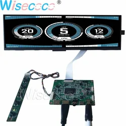 12.6 Inch 1920×515 LCD Screen 157PPI RGB eDP 40 Pins IPS Touch Display miniHDMI USB DC Earphone Driver Board Aida64