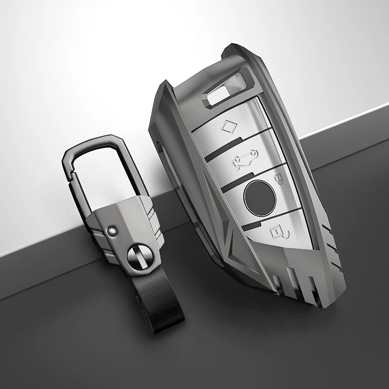 

Zinc Alloy Car Key Case Cover for BMW X1 X3 X4 X5 F15 X6 F16 G30 7 Series G11 F48 F39 520 525 f30 118i 218i 320i Car Accessories