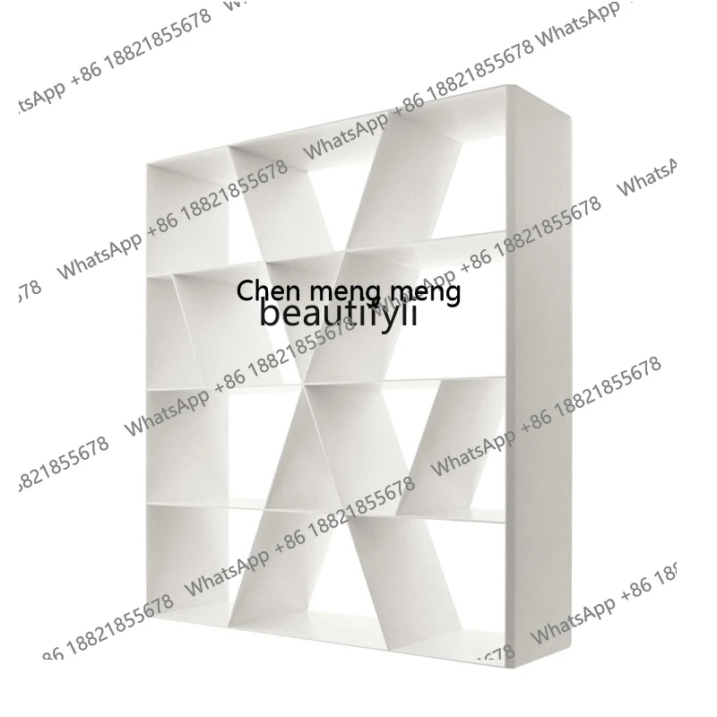 

Bookcase Creative Minimalist Antique Shelf Open Book Partition Display Stand