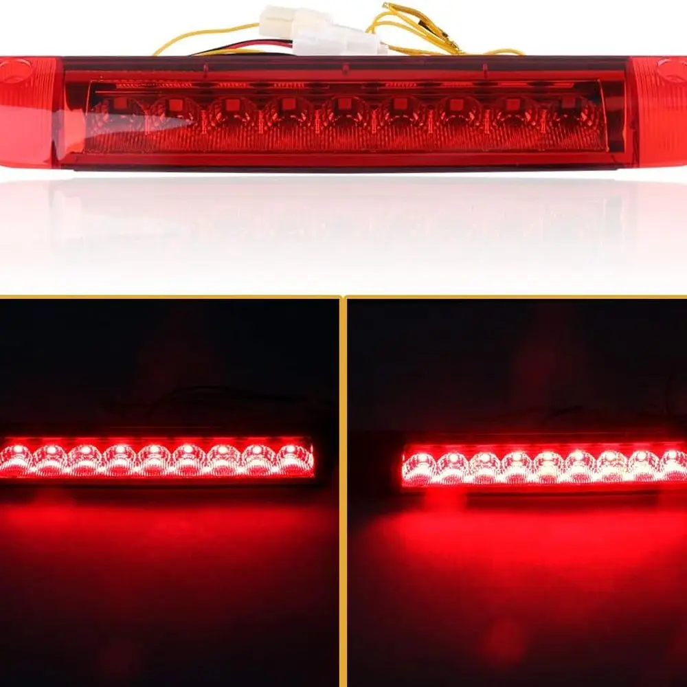 Красный светодиодный стоп-сигнал для Corolla 09-13 с спойлером, 08-20 Sequoia, 08-13 Highlander и 06-12 RAV4