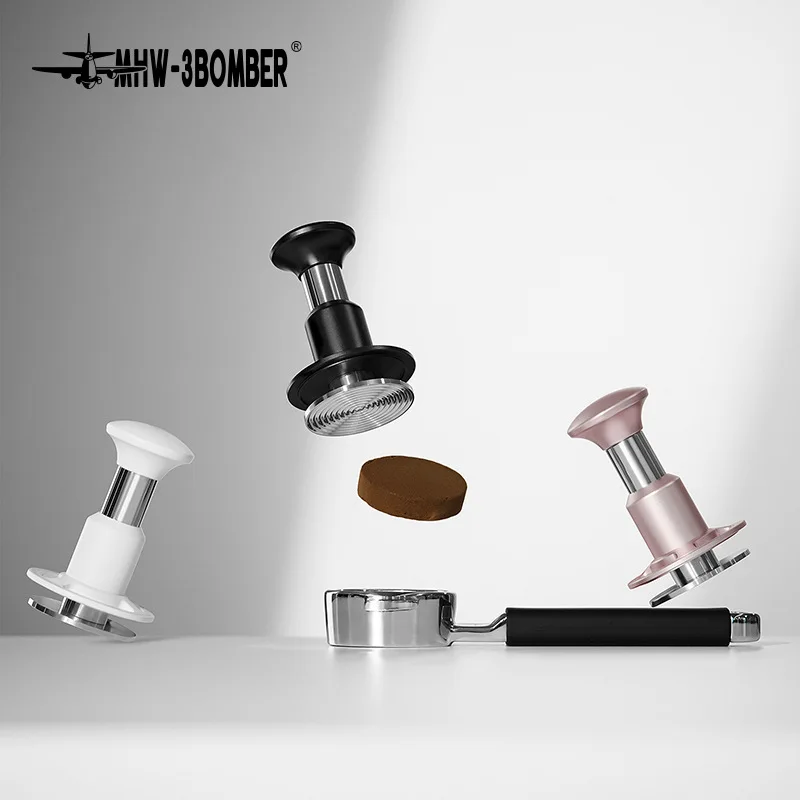 MHW 3BOMBER Knight Coffee Tamper Espresso Distributor مع مطرقة مسحوق الضغط المستمر #2