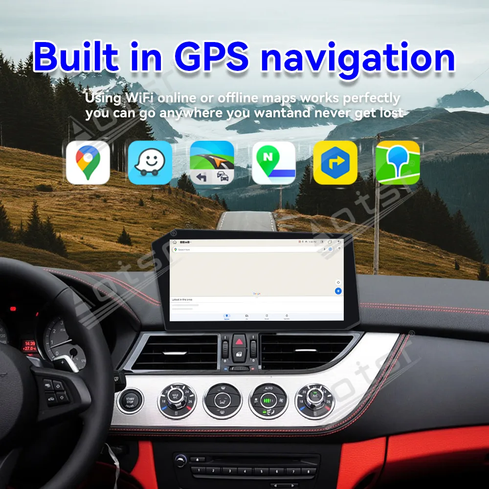 

12.9'' Horizontal Screen Car Radio For BMW Z4 2009-2018 Car Multimedia Video Player GPS Navigation Carplay Unit Wireless Carplay
