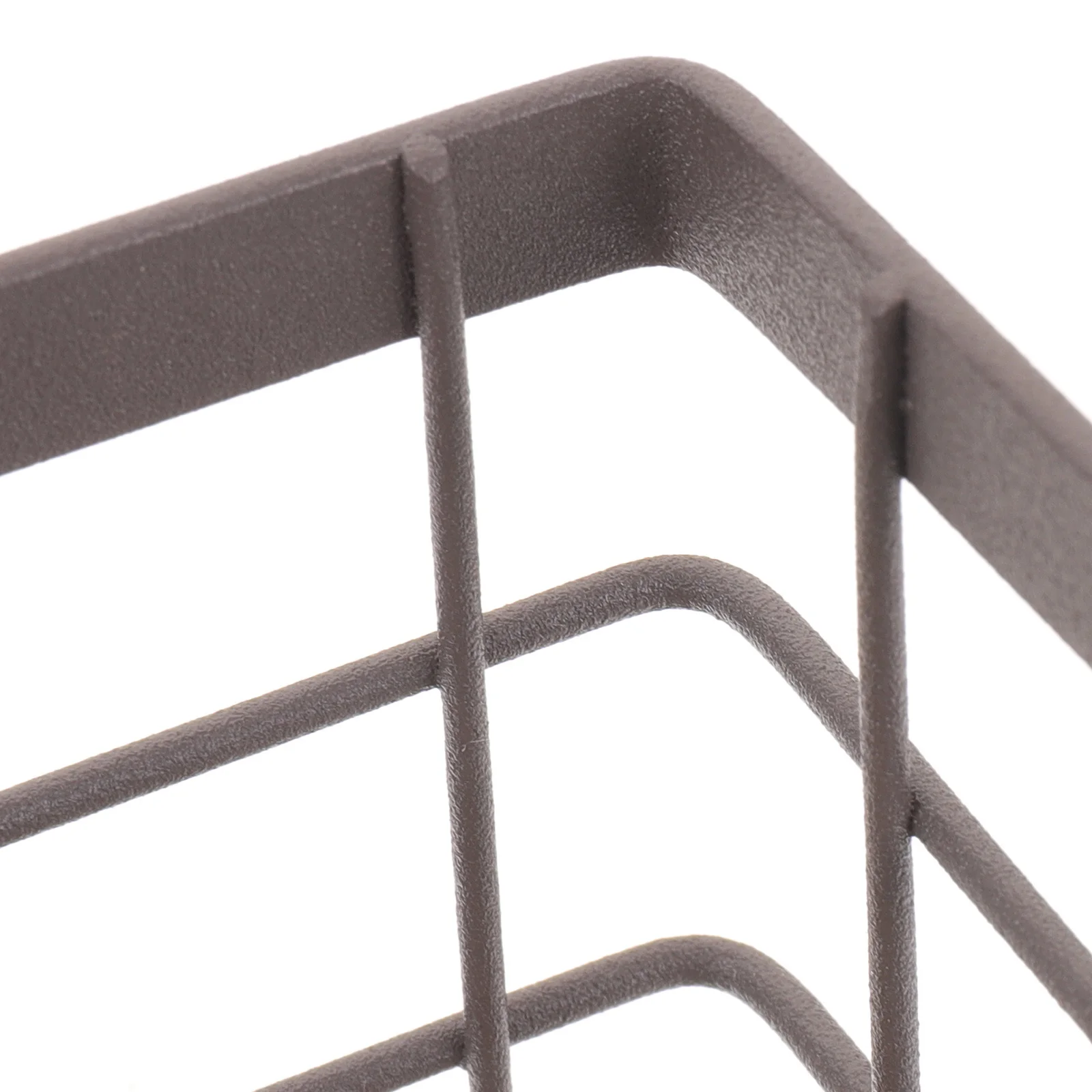 

Iron Art Storage Basket Large Capacity Smooth Surface Wall Mounted Organizer For Home Desktop Sundries Storage Container