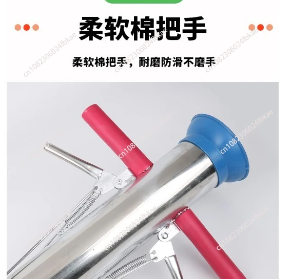 ステンレス製手動プランター-野菜農業用-コーン・ピーナッツ手動プランター-苗移植ツール-aa