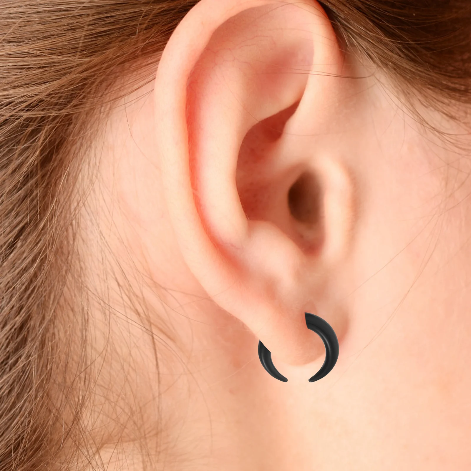 

8Pcs Cone Auricle Earrings Piercing Jewelry Easy to Match Overall Look Gift Fashionable Auricle Body Piercing Tool