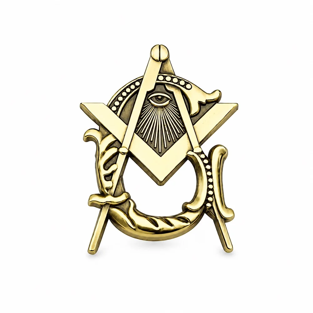 

Antique Gold Masonic Lapel Pin Masonic Brooch Badge Elegant Fashion Suit Jacket Accessories Gifts