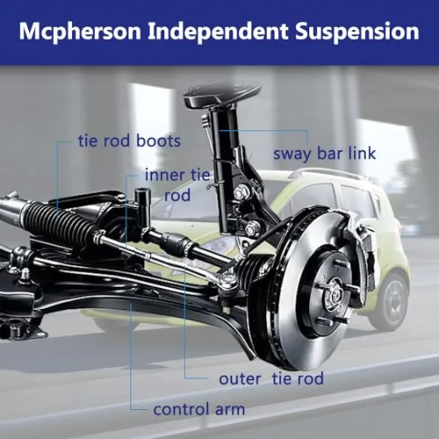 استبدال أذرع التحكم الأمامية السفلية واليسرى واليمنى مع مجموعة تعليق وصلة كروية لسيارة شيفروليه سبارك 20132016 متينة وما قبل