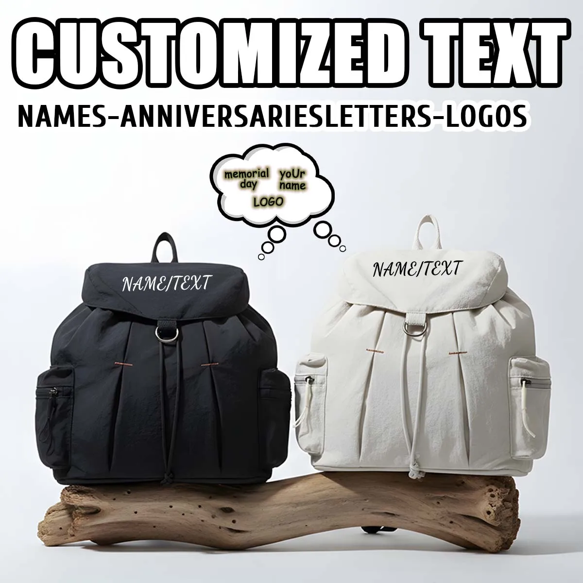 

Высококачественный женский рюкзак с логотипом для походов на открытом воздухе, большой вместительный легкий рюкзак для мамы и прогулок, эксклюзивный рюкзак «сделай сам»