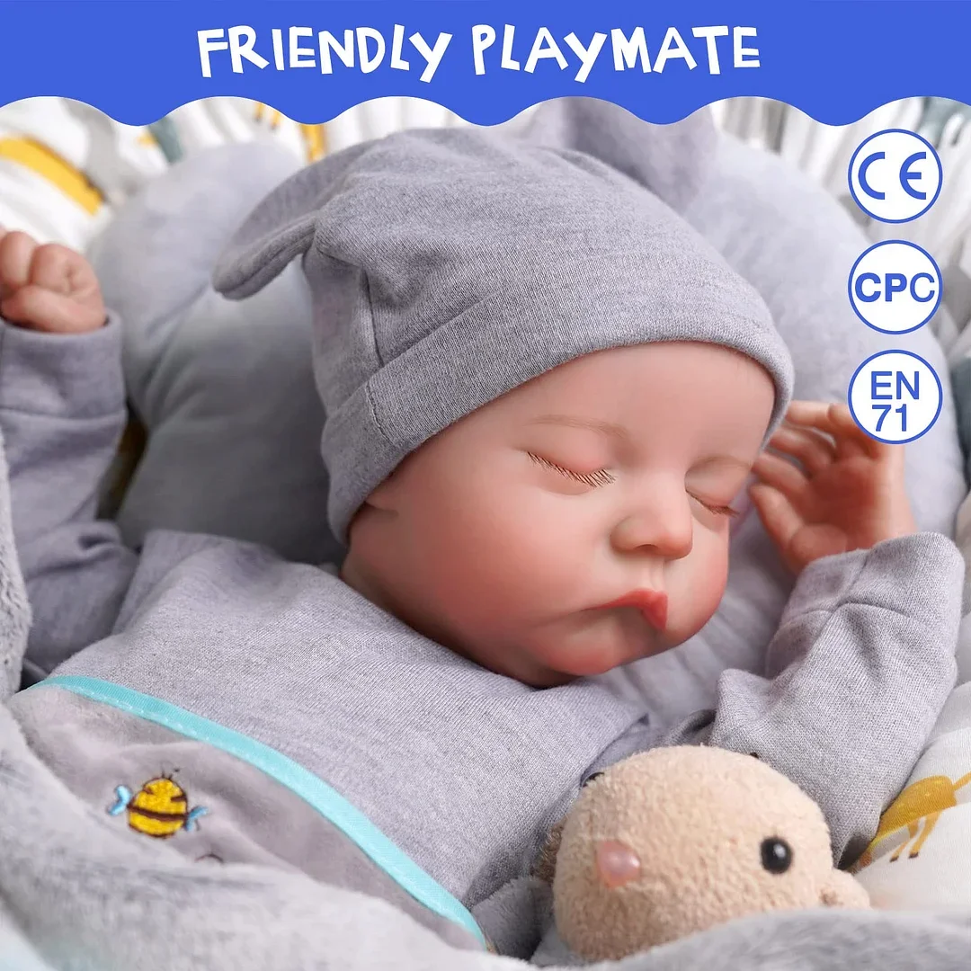 Reborn Dolls Sleeping Reborn Baby Dolls Noah 20 Inch Infant Boy Lifelike Doll US Warehouse Fast Delivery