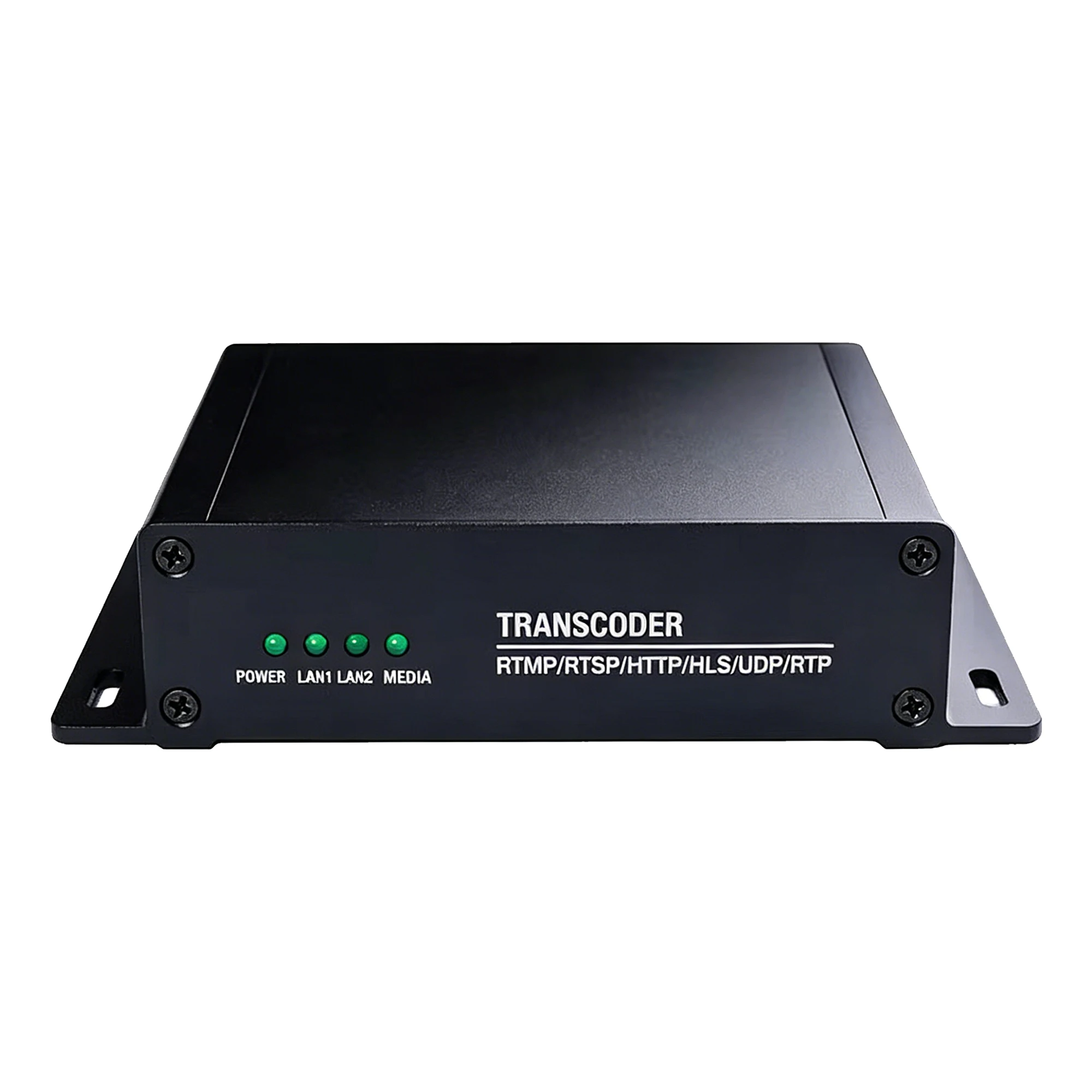 H.265 H264 HEVC 4K IP Decoder Transcoder Bitrate Reduction, IP Protocol Conversion Forwarding IP to HD Video