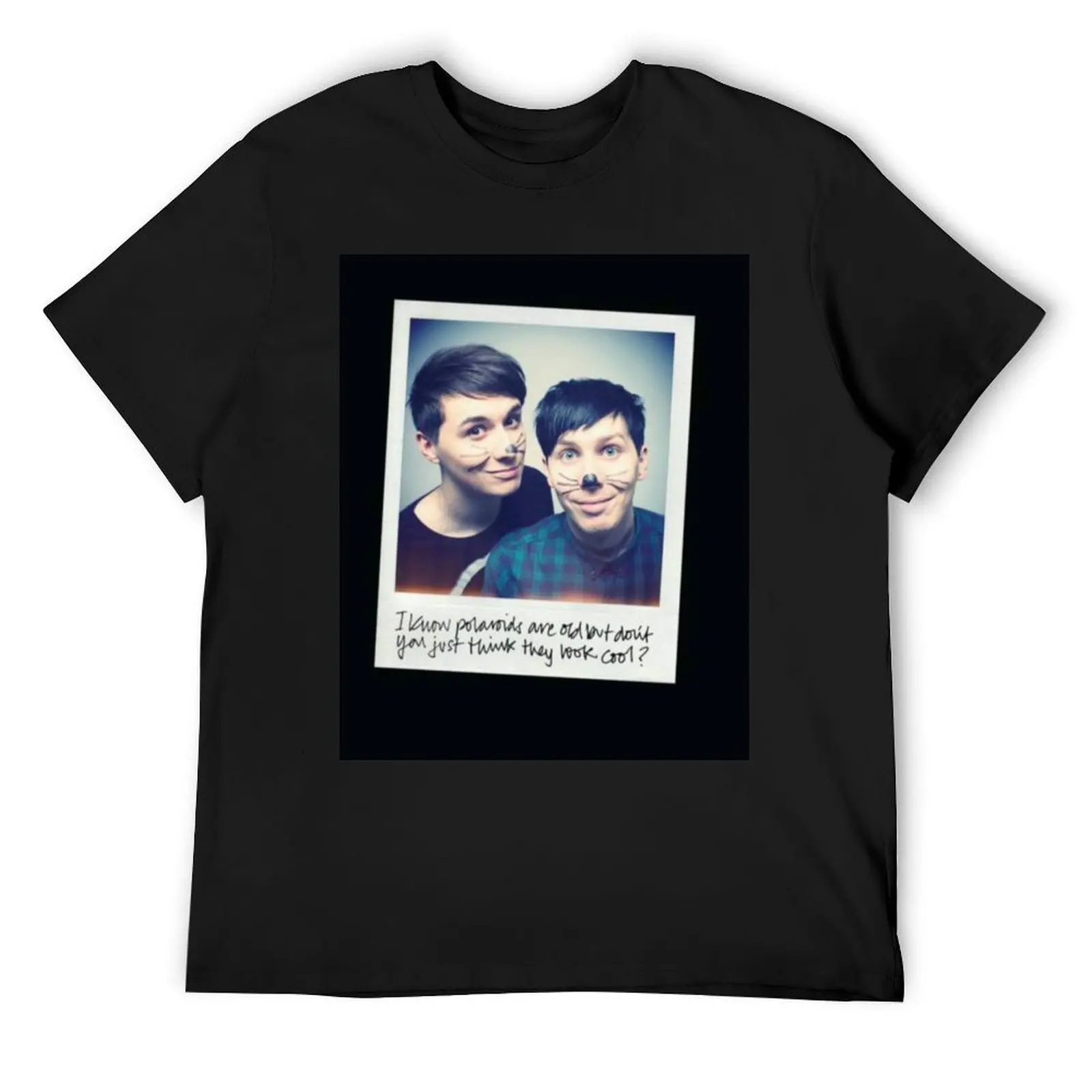 

Dan And Phil T-Shirt vintage anime shirt vintage graphic tee Funny t-shirts T-shirts oversize Short sleeve tee men