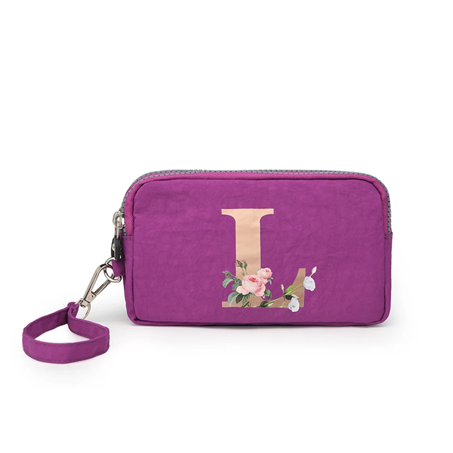 

New Monogrammed Printed Cell Phone Bag Unisex Coin Purse Travel Tote Cell Phone Wallet