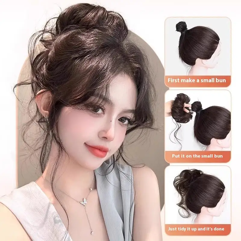 Exceptional Hair Bands and Packs; High-Volume Synthetic Bun Hair; Women's Low Bun Ties; Hair Extensions and Wig Packs.