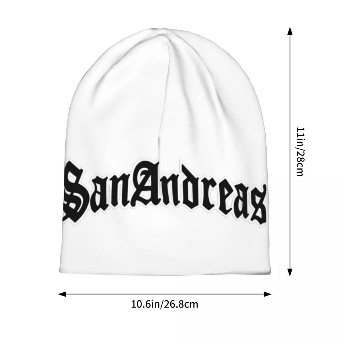 Sherm Head GTA San Andreas Logo قبعة محبوكة دافئة قبعة بونيه الموضة الخريف الشتاء في الهواء الطلق قبعات حريمي للجنسين الكبار