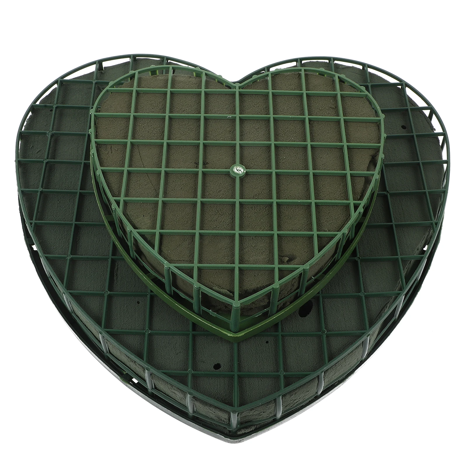 

2pcs Heart Shaped Floral Wedding Base Arrangement Supplies Florist Sponge Eco-Friendly Flower Mud Sponge Wedding Decor Supplies