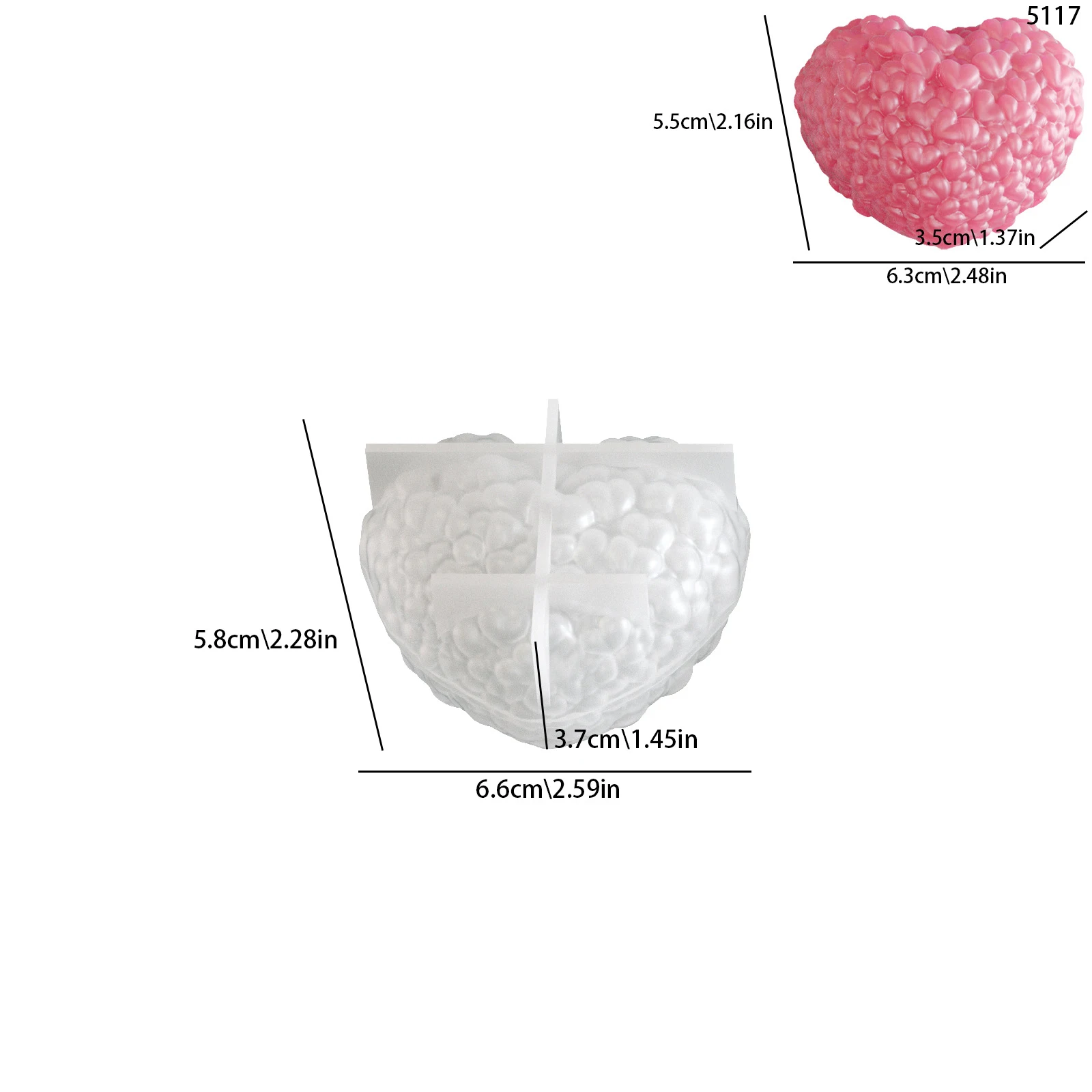 

Силиконовая форма для ароматерапии, для изготовления свечей, с тисненым узором «Любовь», для гипсовых украшений, для изготовления свечей, для дома