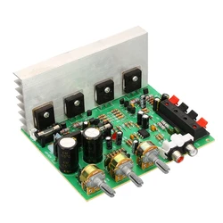 High Power Amplifier Board with 2x80W & Dual Filter Capacitors Board with FET Chip & 4558 OP AMP TYP