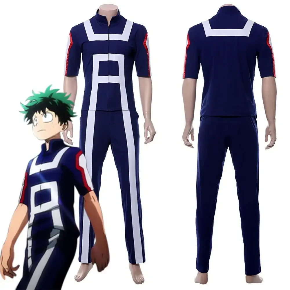 Boku Geen Hero Bakugou Katsuki/Iida Tenya/Todoroki Shouto/Izuku Midoriya Cosplay Kostuum Mijn Hero Academia Sportkleding