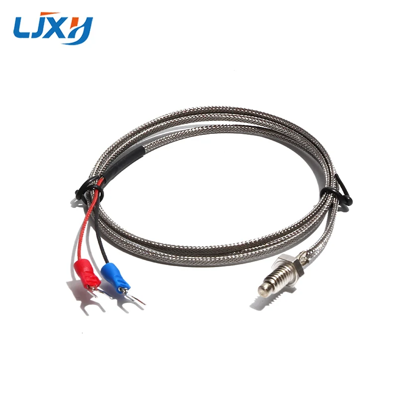 LJXH K/E/J Type WRNT/WRET-02 Screw Thermocouple Sensor Temperature Control Probe Thread M6 M8 Thermal Resistance