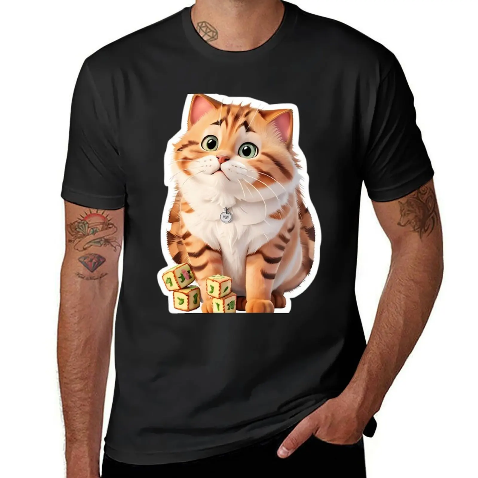 

tater tot cat cute funny T-Shirt plus sizes customizeds t shirts for men graphic